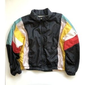 Sergio Tacchini Zip Jacket Windbreaker Size 6